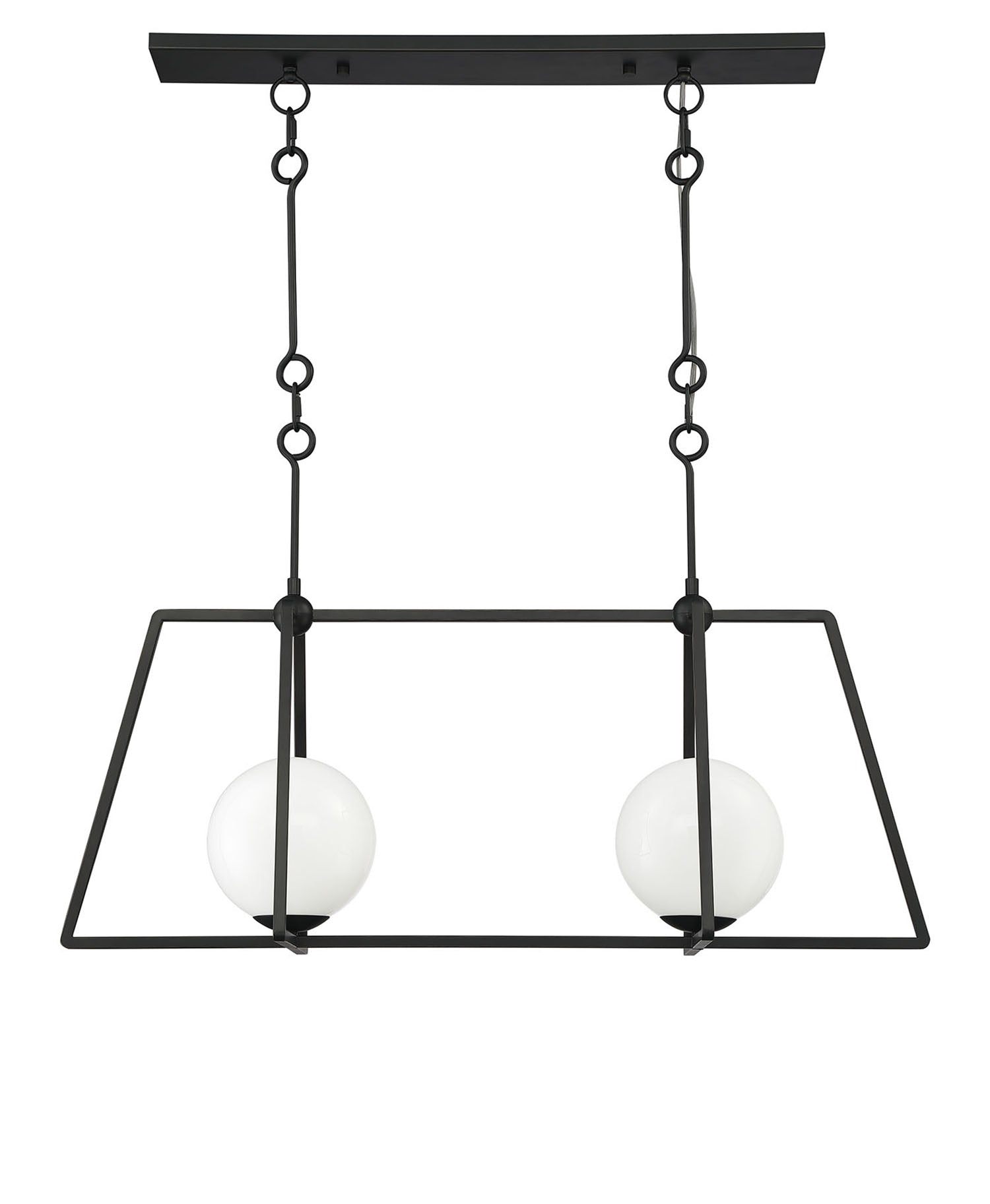 Lumanity Stratus Large 2 Light Linear Bronze Chandelier