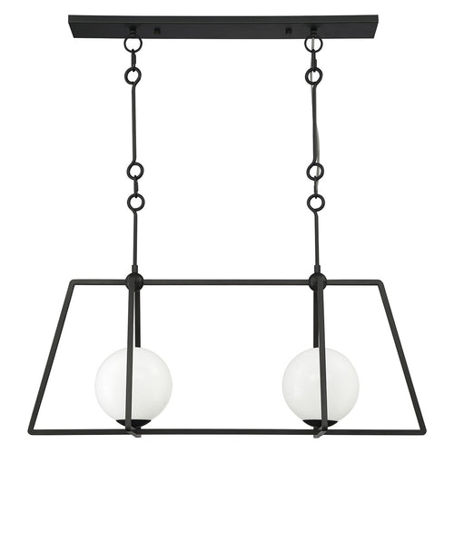 Lumanity Stratus Large 2 Light Linear Bronze Chandelier