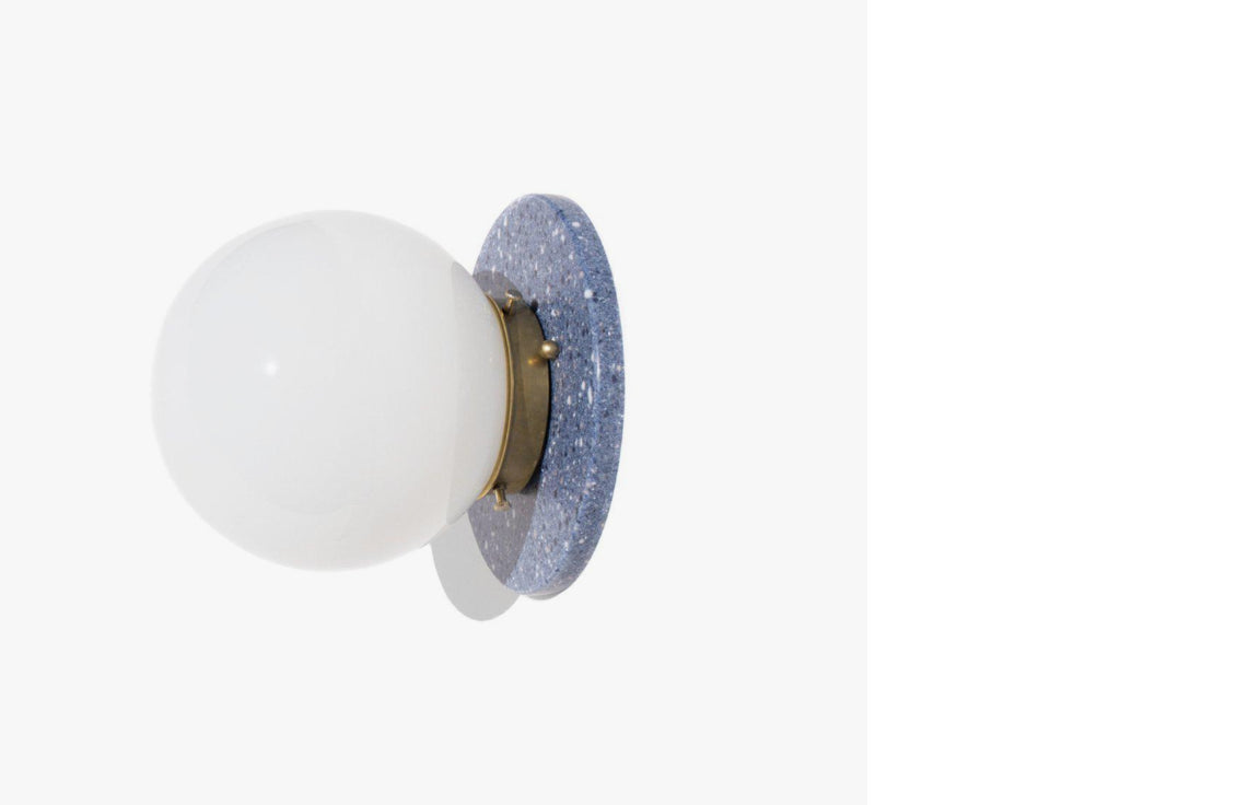 Yield Design Lunar Sconce in Blue