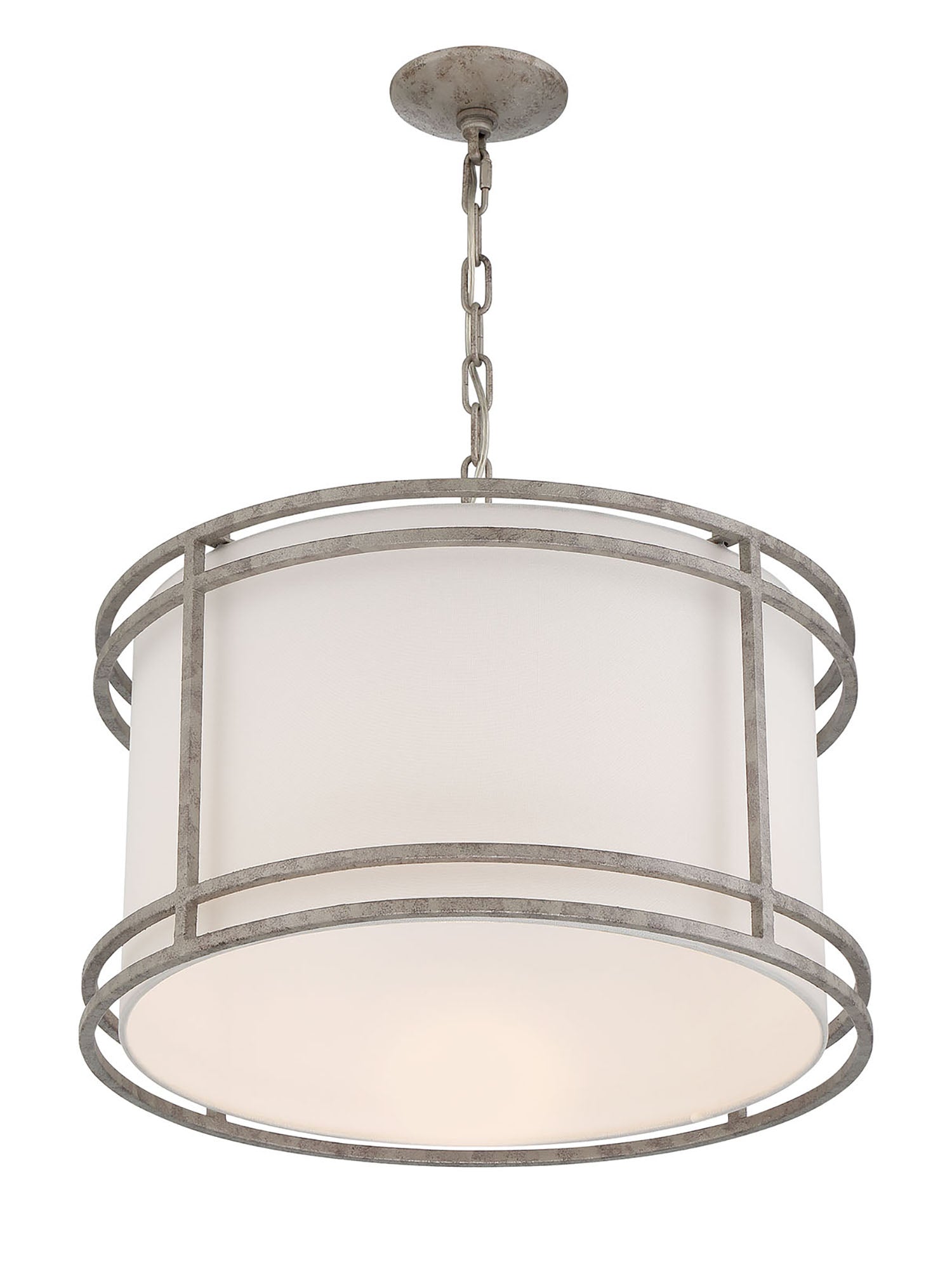 Lumanity Mila Transitional Shaded Single Light Drum Pendant