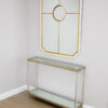 White and Gold Sectional Mirror