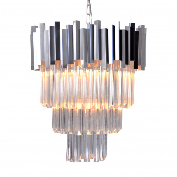 Zentique 4 Tier Crystal Chandelier