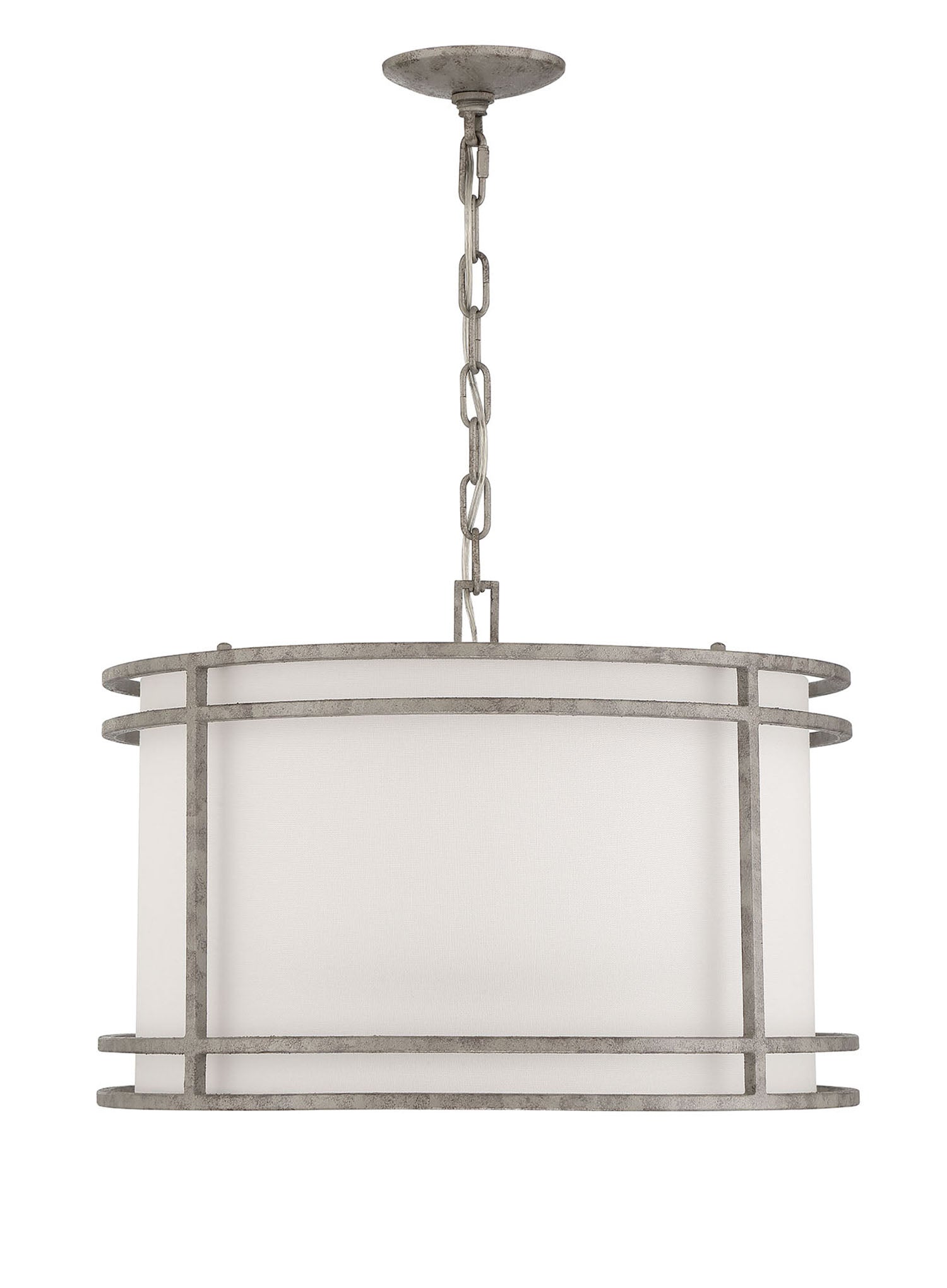 Lumanity Mila Transitional Shaded Single Light Drum Pendant