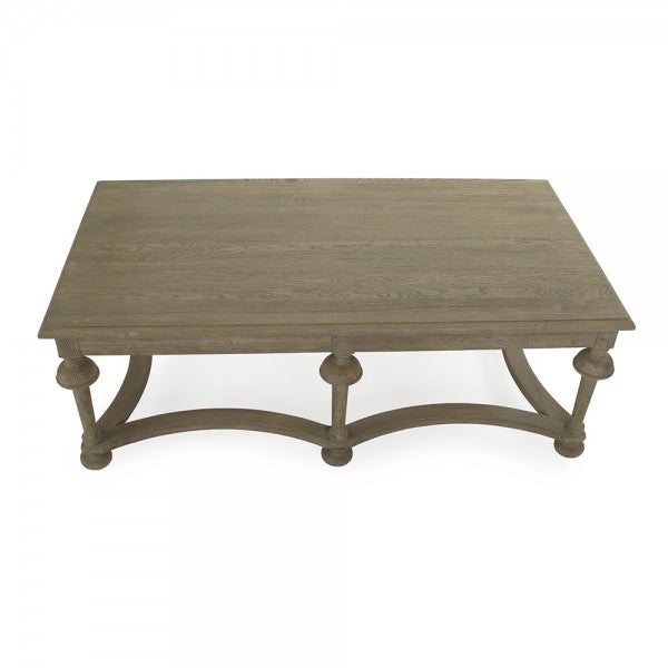 Zentique Clair Coffee Table Limed Grey Oak