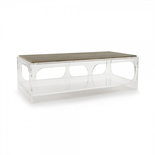 Alec Acrylic Coffee Table by Zentique